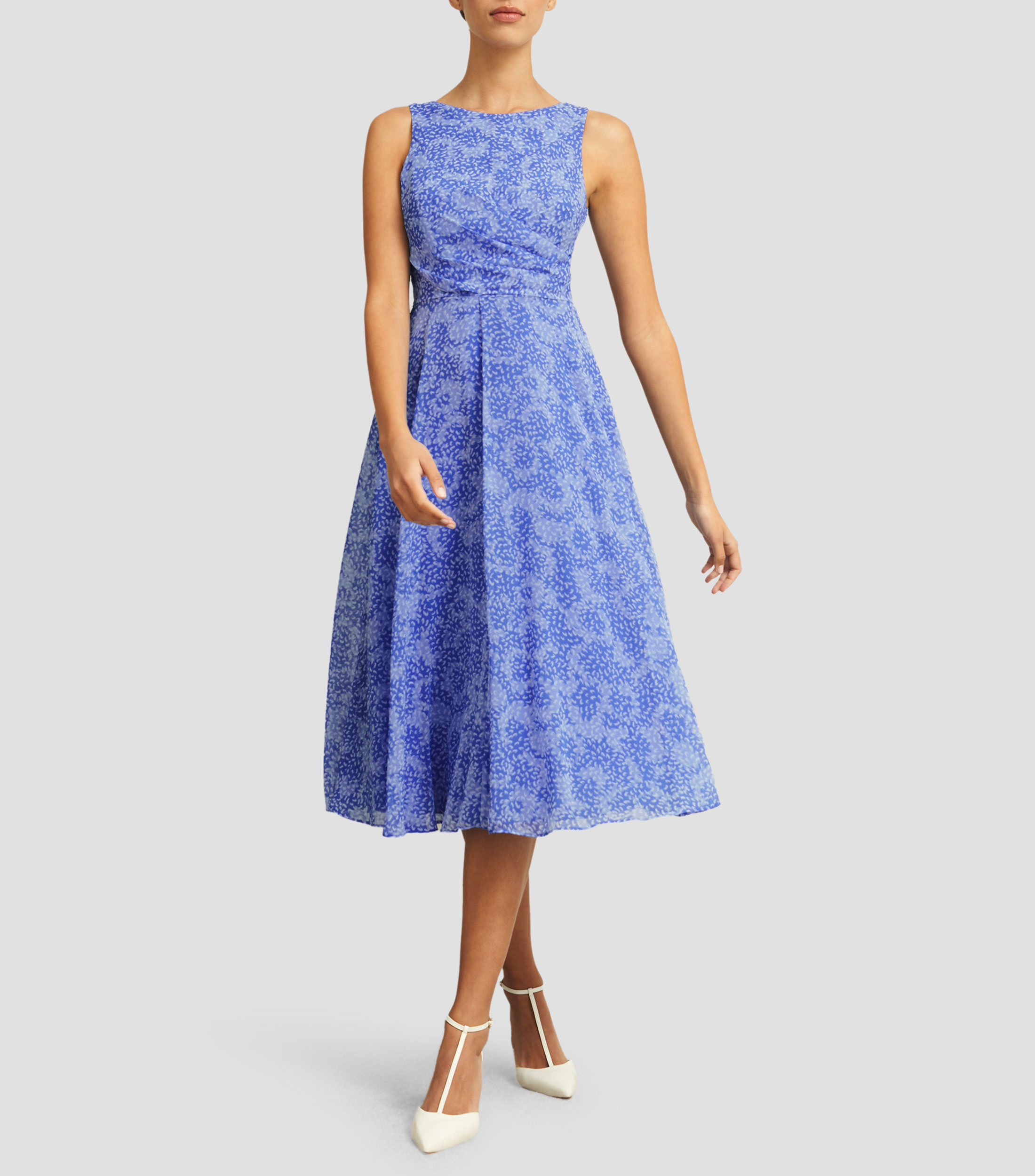 Vestido midi sin mangas Jess Mujer